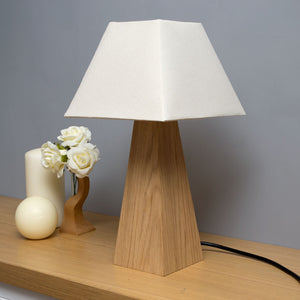 The Solid Oak Obelisk Lamp - Mark Arthur Designs