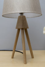 The Solid Oak Tripod Lamp - Mark Arthur Designs